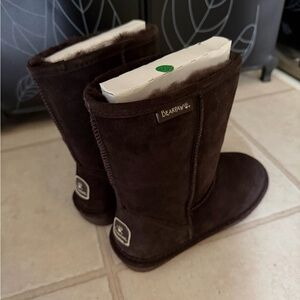 BearPaw Dark Brown Boots Size 6